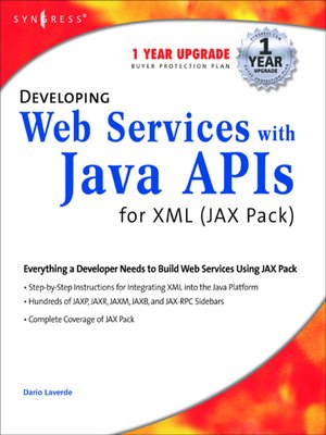 cover image of Developing Web Services with Java APIs for XML Using WSDP